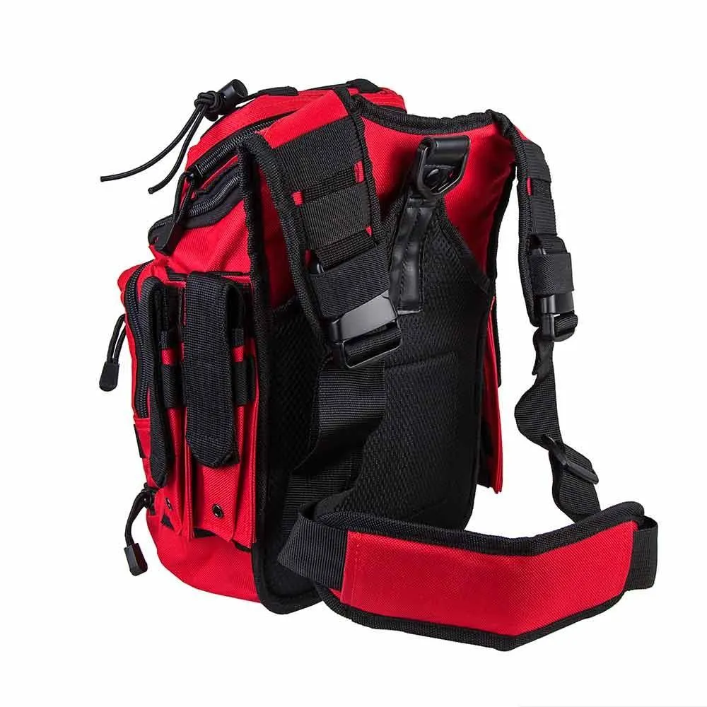 1st Responders Utility Bag - Red with Black Stripe