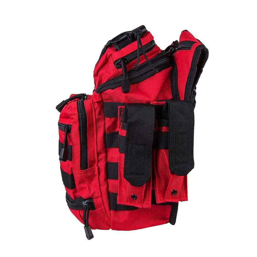 1st Responders Utility Bag - Red with Black Stripe