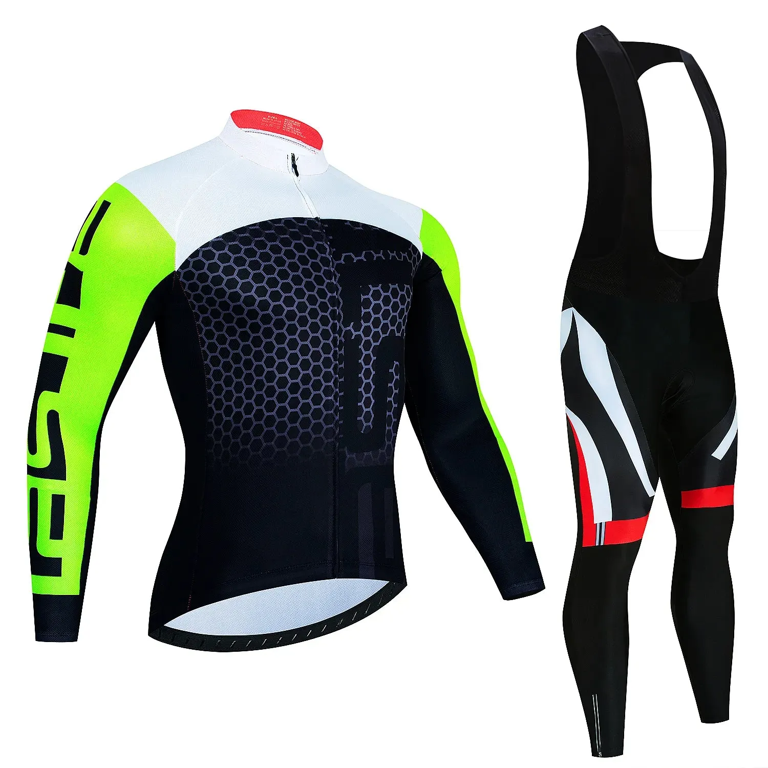 2024 Long Sleeve Cycling Jersey Set New Quick Step Mtb Bicycle Clothing Bicycle Maillot Ropa Ciclismo Mans Bike Clothes Cycling