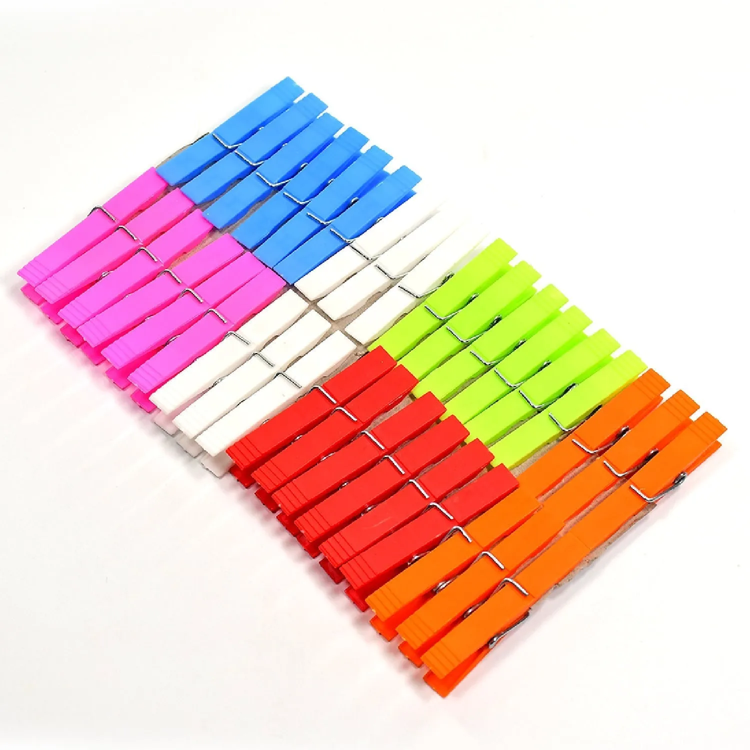 36PC MULTI PURPOSE PLASTIC CLOTHES CLIPS FOR CLOTH WITH BOX DRYING CLIPS