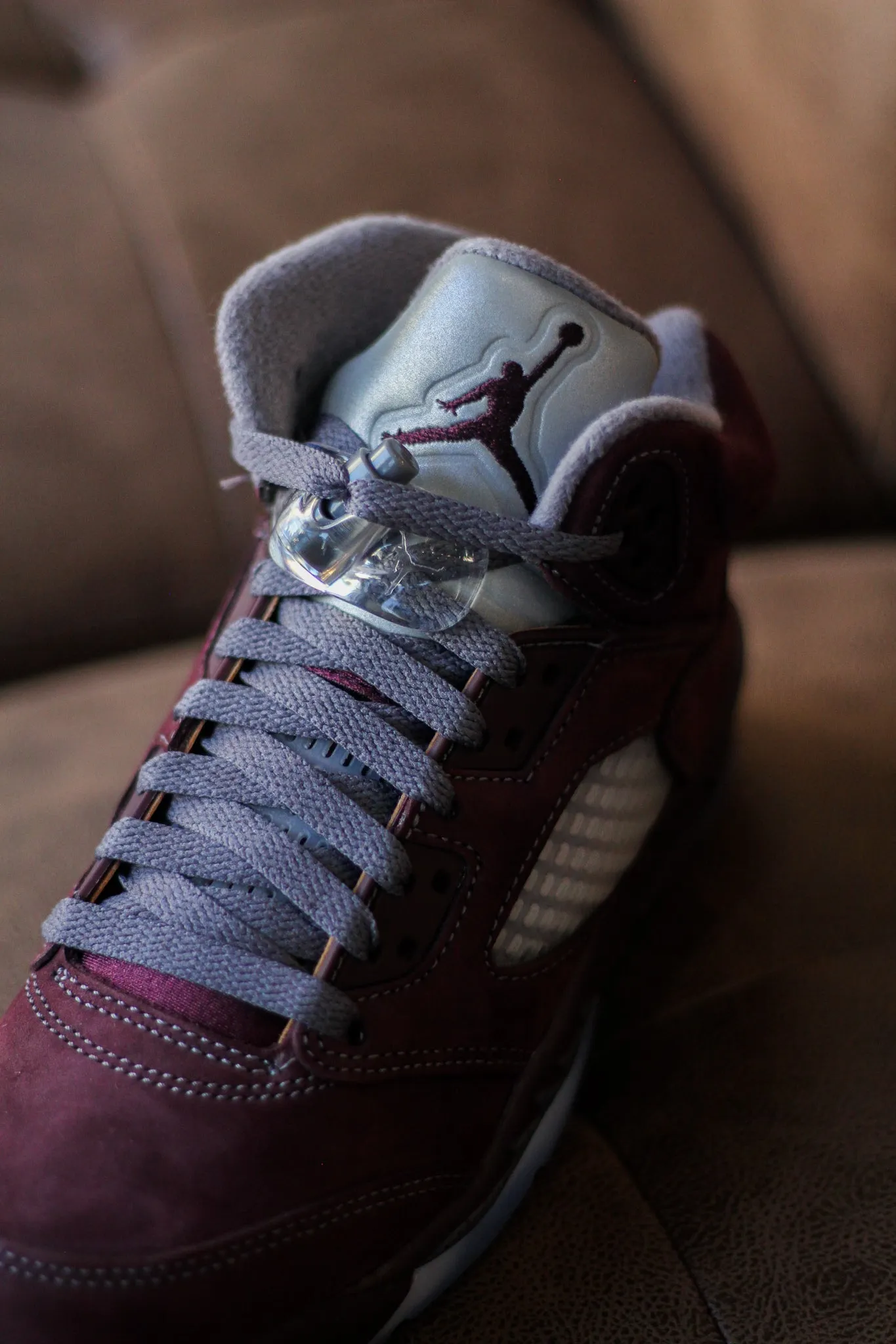 AIR JORDAN 5 RETRO (GS) "BURGUNDY"