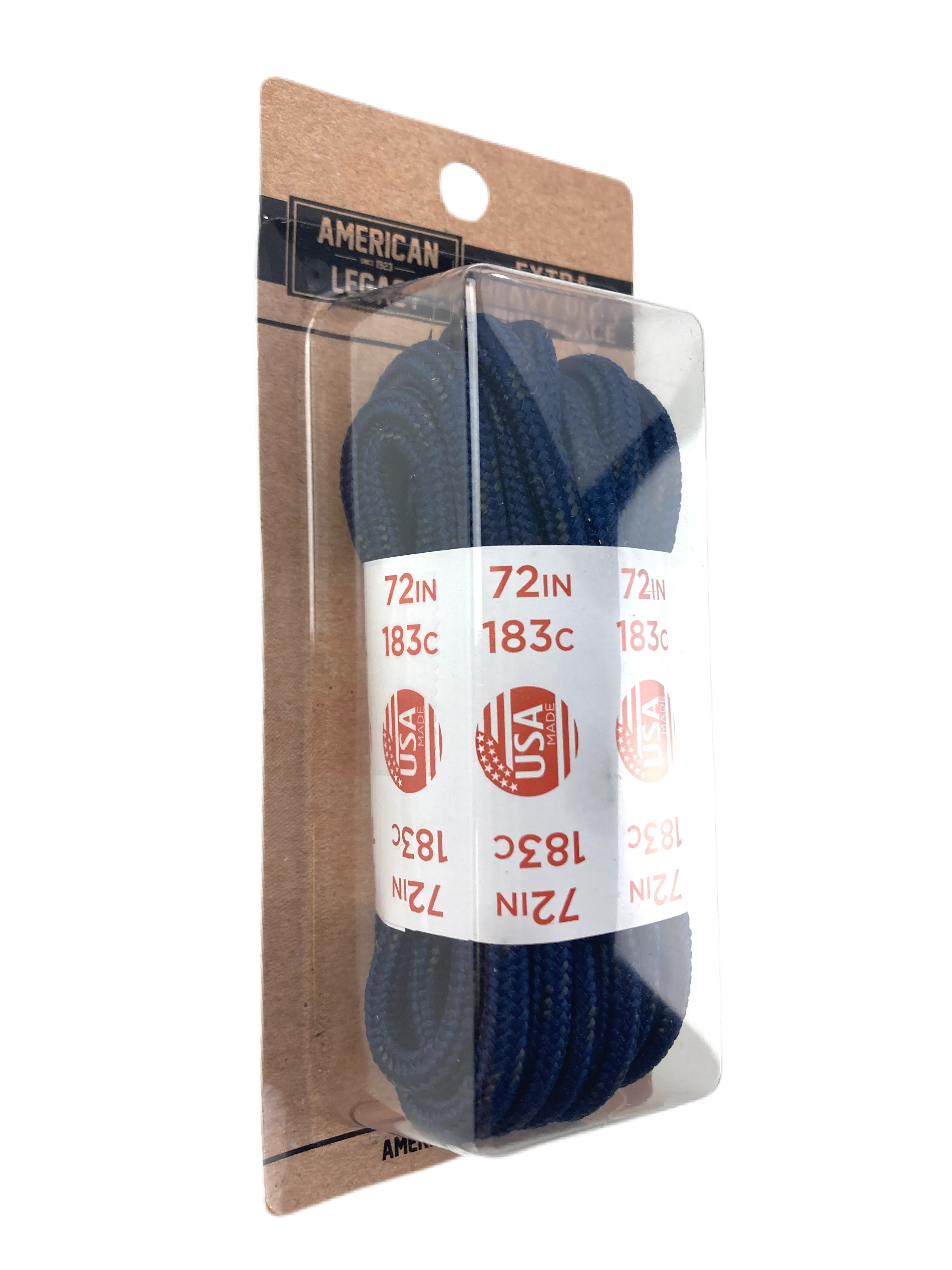 American Legacy ® Extra Heavy Duty Tactical Boot Laces | Navy/Black