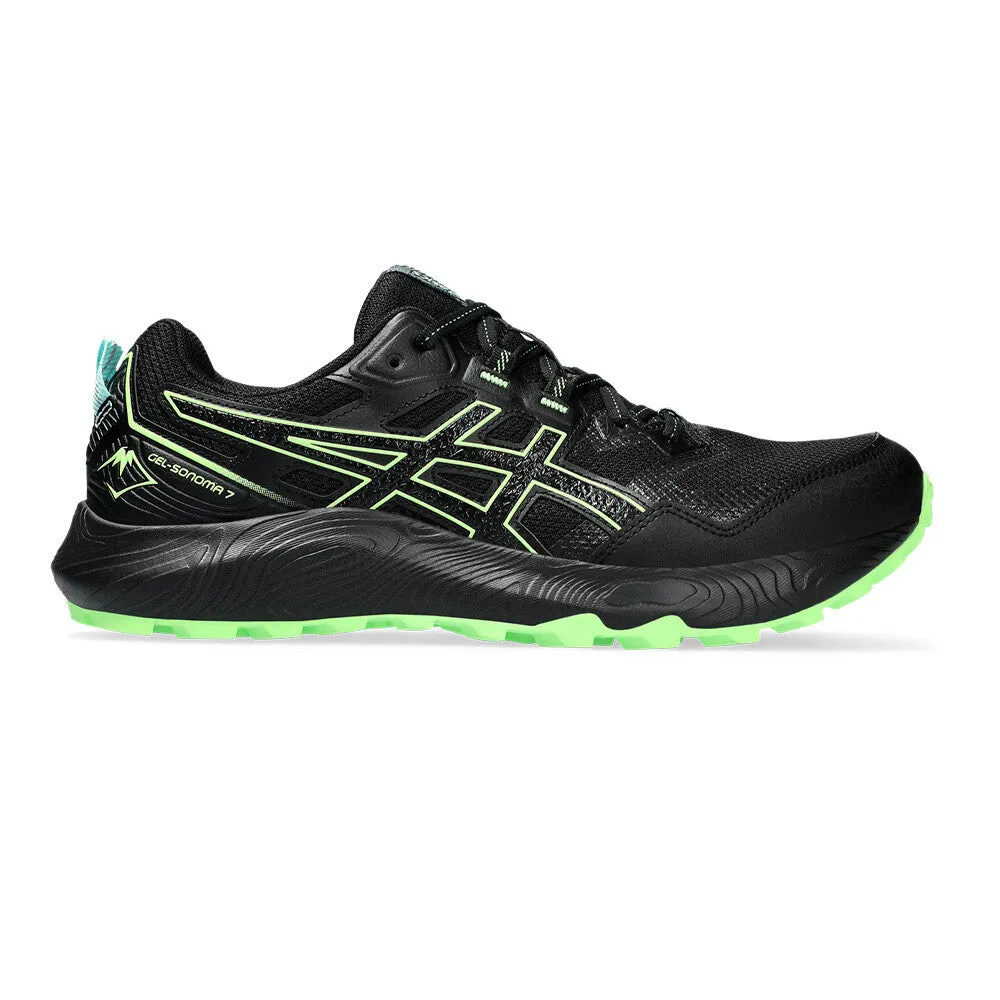 Asics Gel-Sonoma 7 Trail Running Shoes - Black/Green