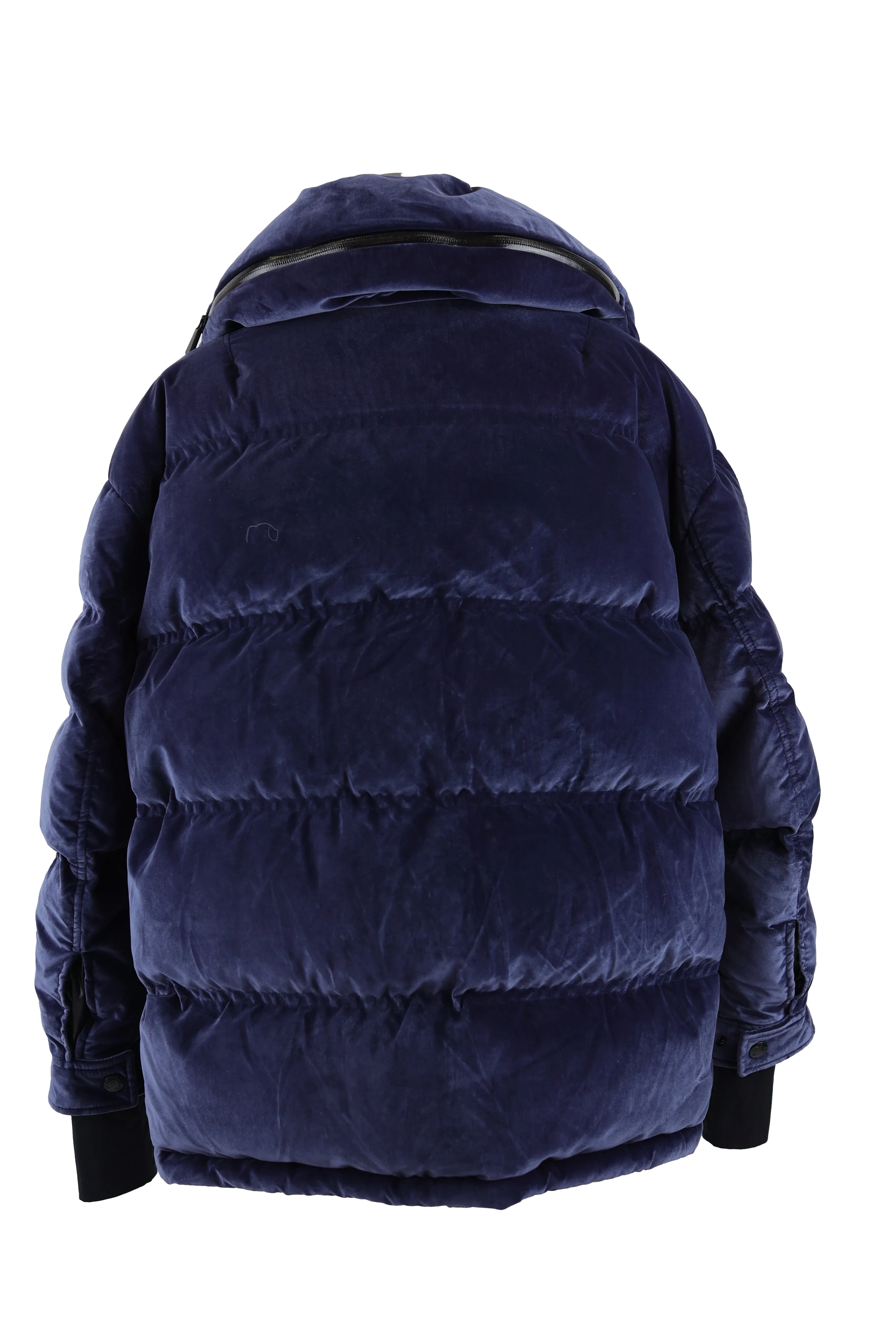 Atena Velour Down Puffer Jacket