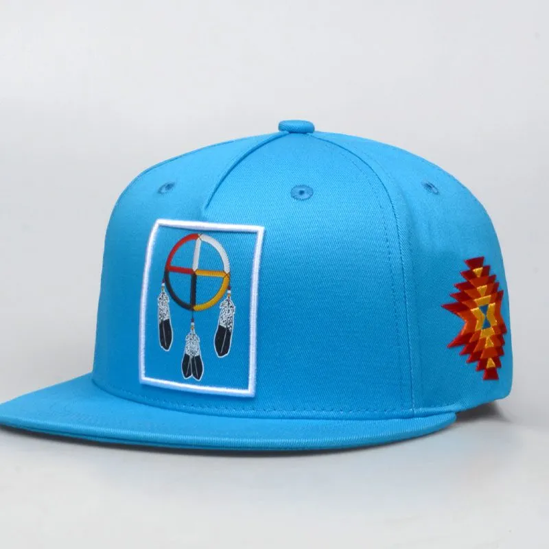 Baseball Cap - Embroidered Medicine Wheel Design