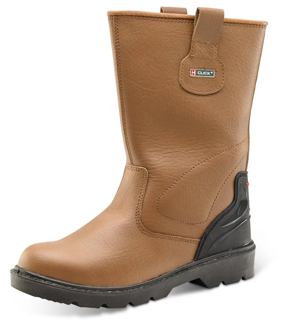 Beeswift Footwear Tan Rigger Boots ALL SIZES