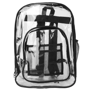 Book Bag Waterproof PVC Clear Backpack 5.3Gal with Reinforced Strap