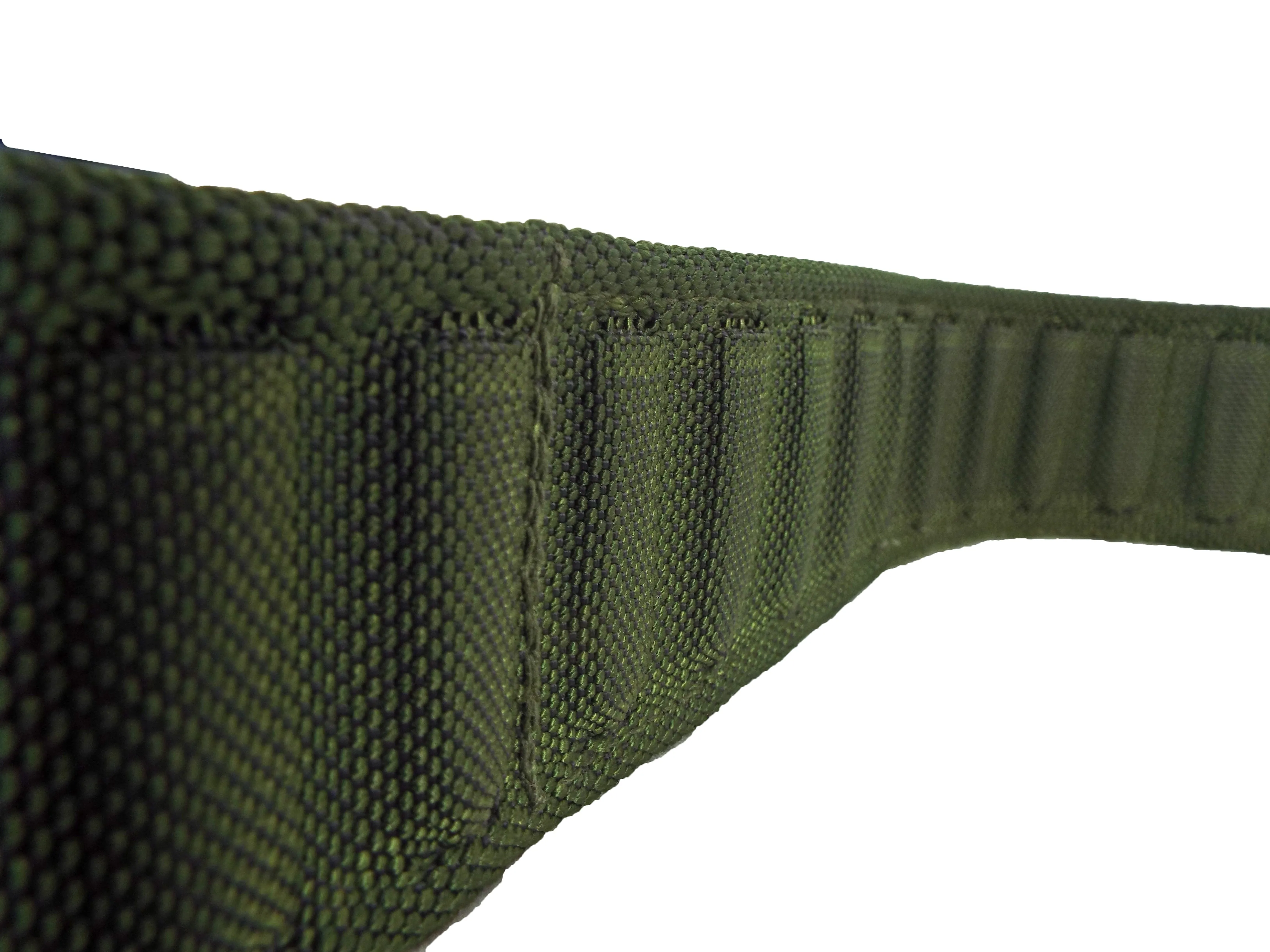 British Military - Plain Green Webbing Belt 2" - Plastic Snap-Lock Buckle - Grade 1