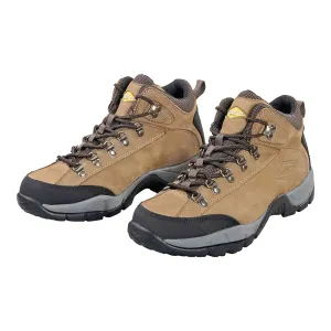 Diamondback HIKER-1-805 Soft-Sided Work Boots, 8.5, Tan, Leather Upper