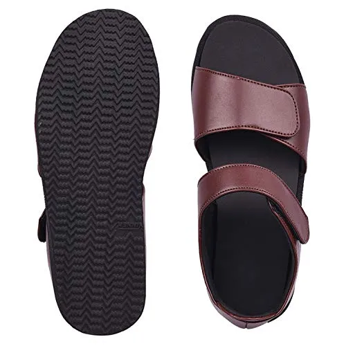 DR PLUS Women's Healthcare, Diabetic and Orthopedic Light Weight MCR/MCP Footwear/Sandals/Slipper/Chappal-(BCLD-401_Brown_8)