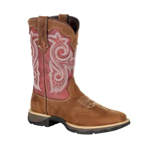 Durango Womens Briar/Rusty Leather Lady Rebel Cowboy Boots