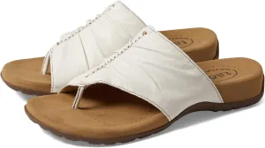 Gift 2 Taos Footwear Flat Sandals, White