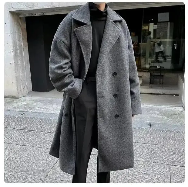 Long Padding Windbreaker Korean Luxury Coat