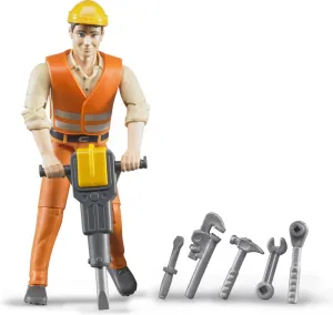 Man with Jack Hammer & Tools