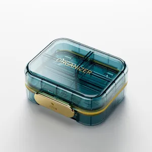 Medicine Pill Organizer Travel Pill Container Small Pill Box 7 Compartments