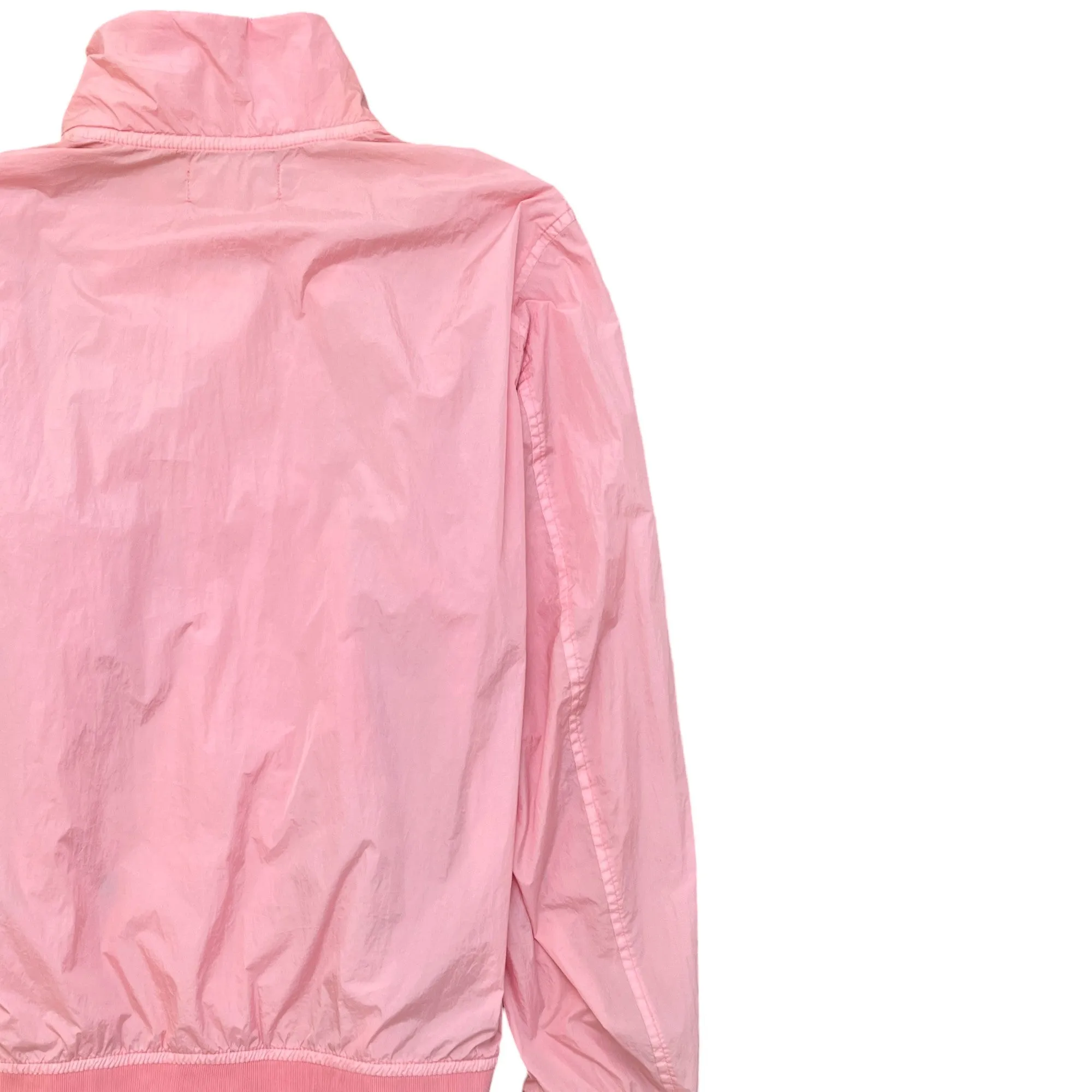 Men's Applique Logo Windbreaker Pink Size S