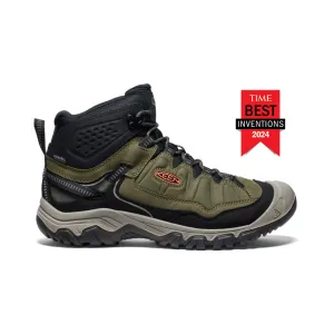 Men's Targhee IV Waterproof Hiking Boot  |  Dark Olive/Gold Flame