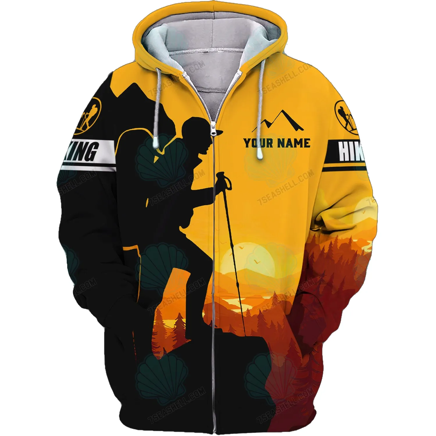 New Fashion Hiking Trails Open Sunset 3D All Over Printed Shirts for Men and Women 3D Sweatshirt Hoodie