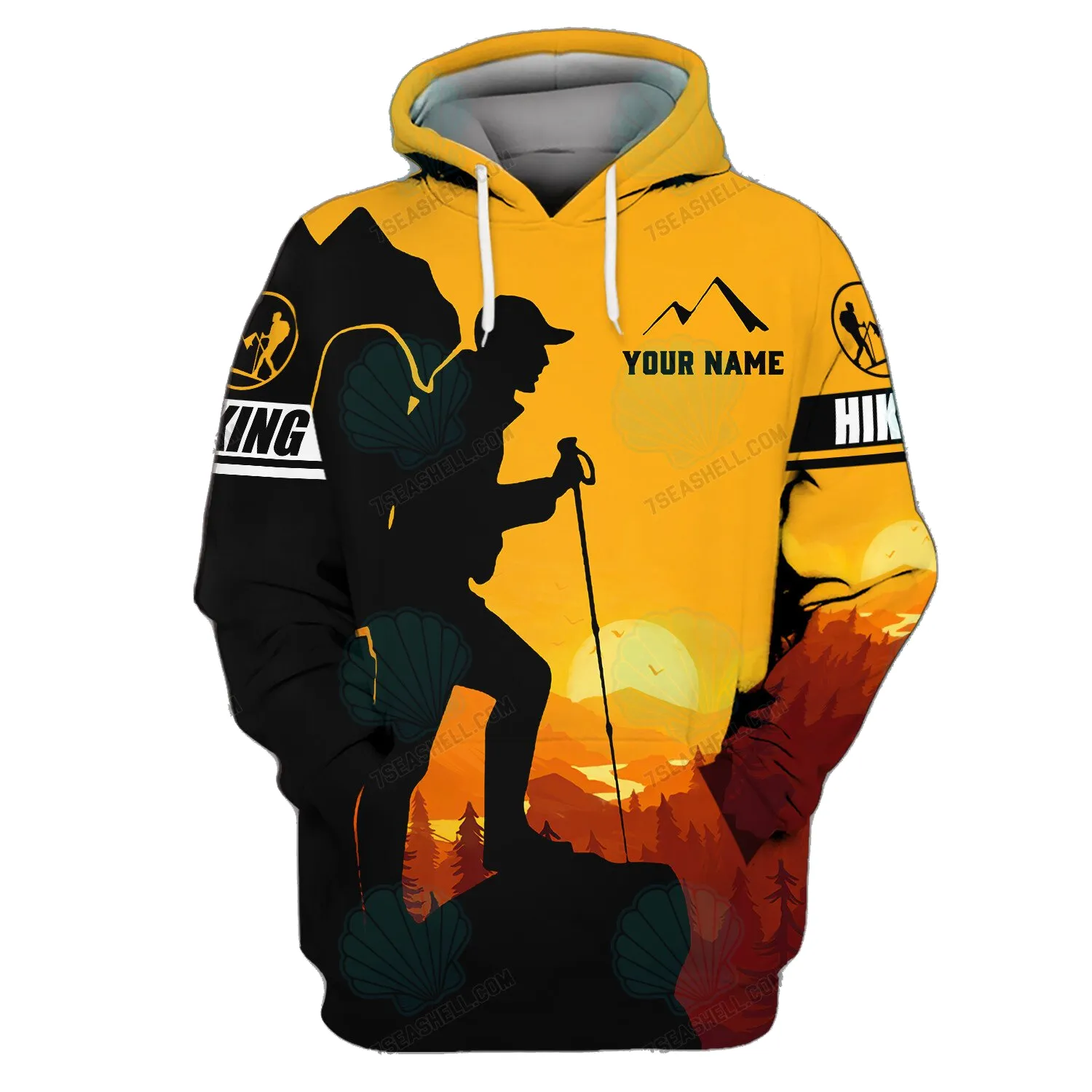 New Fashion Hiking Trails Open Sunset 3D All Over Printed Shirts for Men and Women 3D Sweatshirt Hoodie