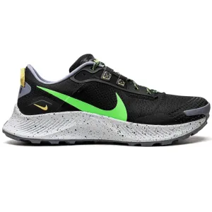 Nike Pegasus Trail 3 Running Shoes - Black / Green