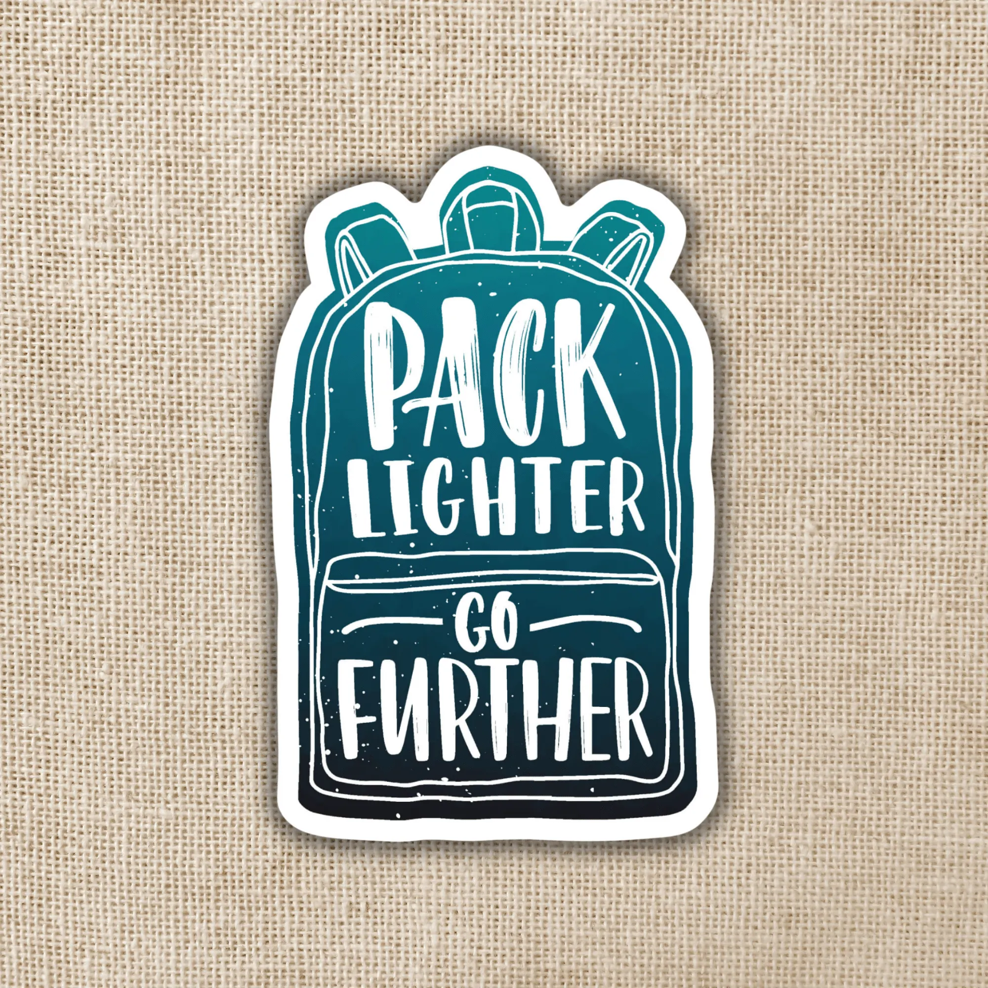 Pack Lighter Go Further Sticker, 3-inch