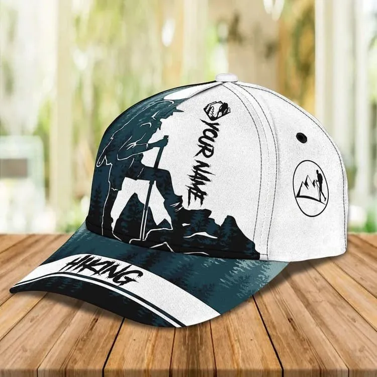 Personalized Hiking 3D Cap for Boy, Forest Pattern Hiking Hat for Boyfriend Birthday