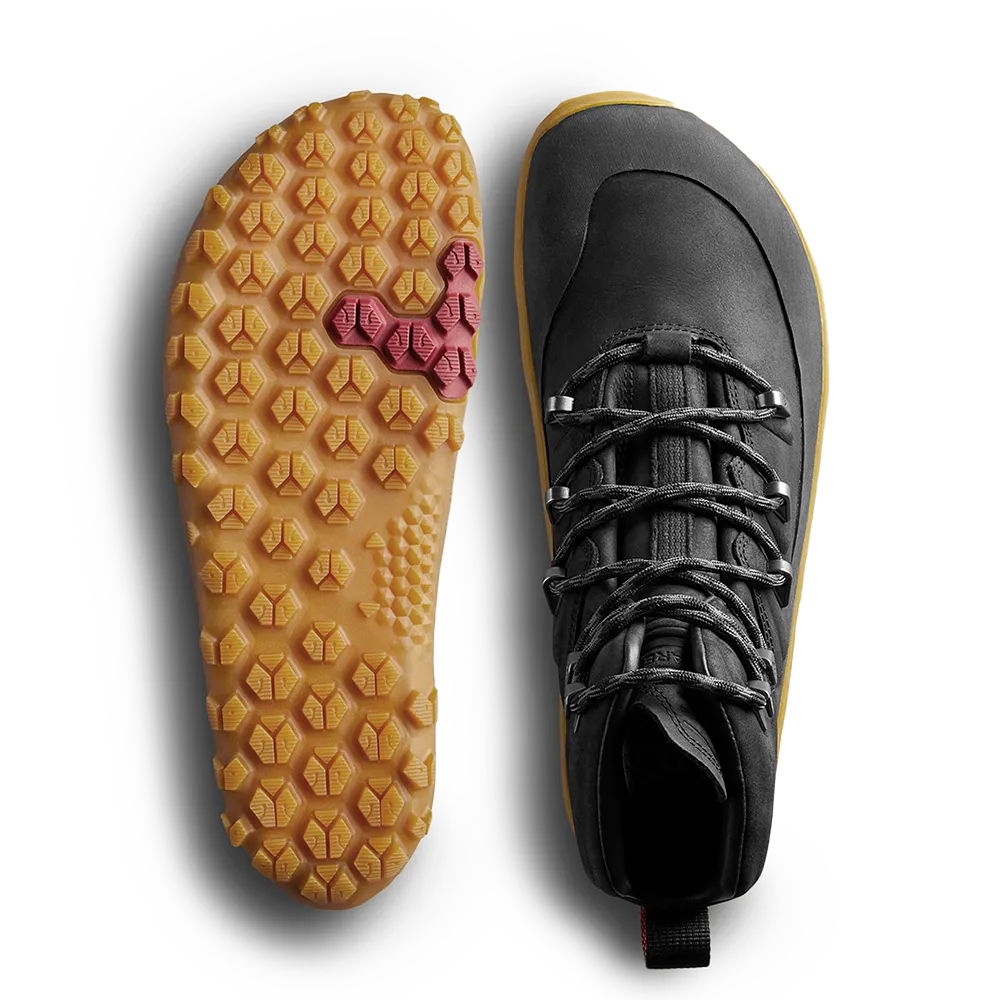 [PRE-ORDER] Vivobarefoot Tracker Leather AT Womens Obsidian (ETA. MID DEC)