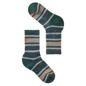 Smartwool Kids' Light Cushion Striped Crew Hiking Socks