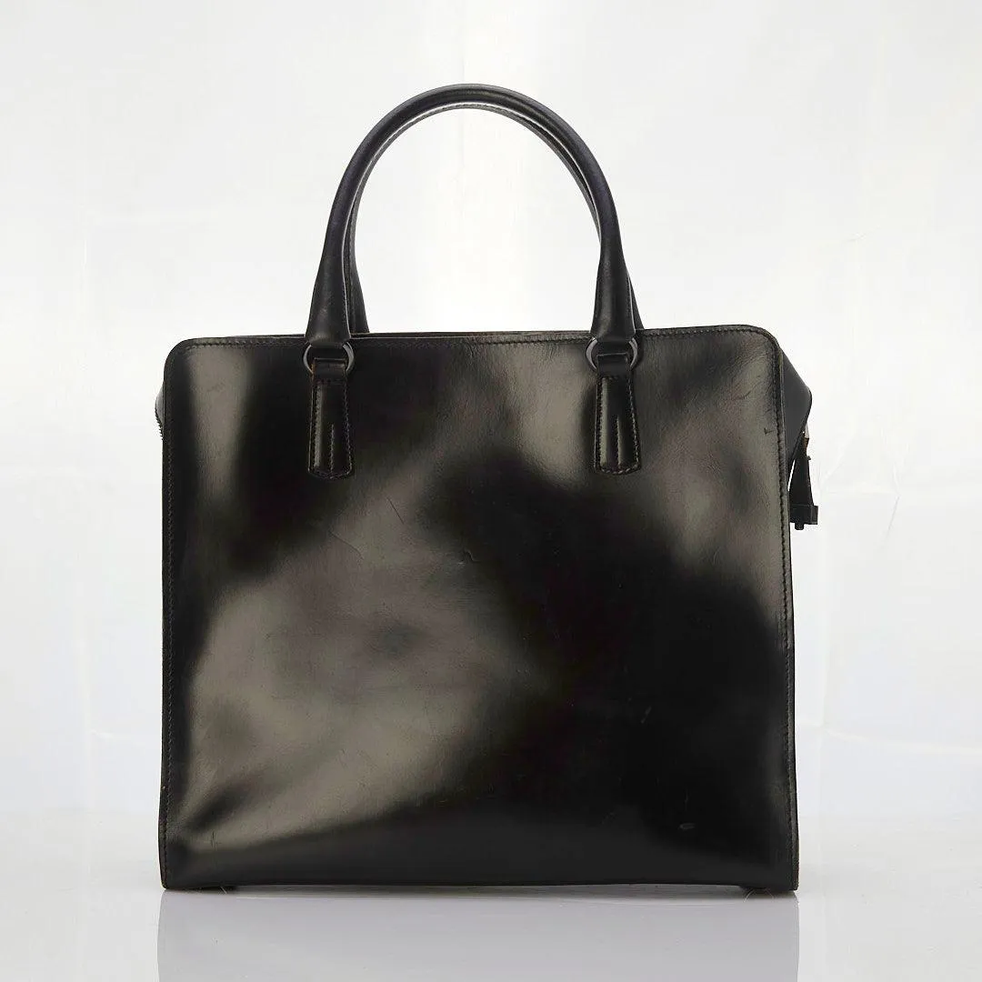 Tanner Krolle Leather Black Weekend Bag