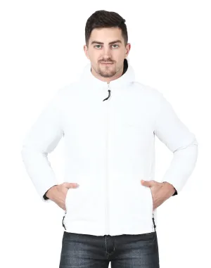 Tripole Men's Winter Jacket 5°C Comfort - Trekking and Daily Use | White