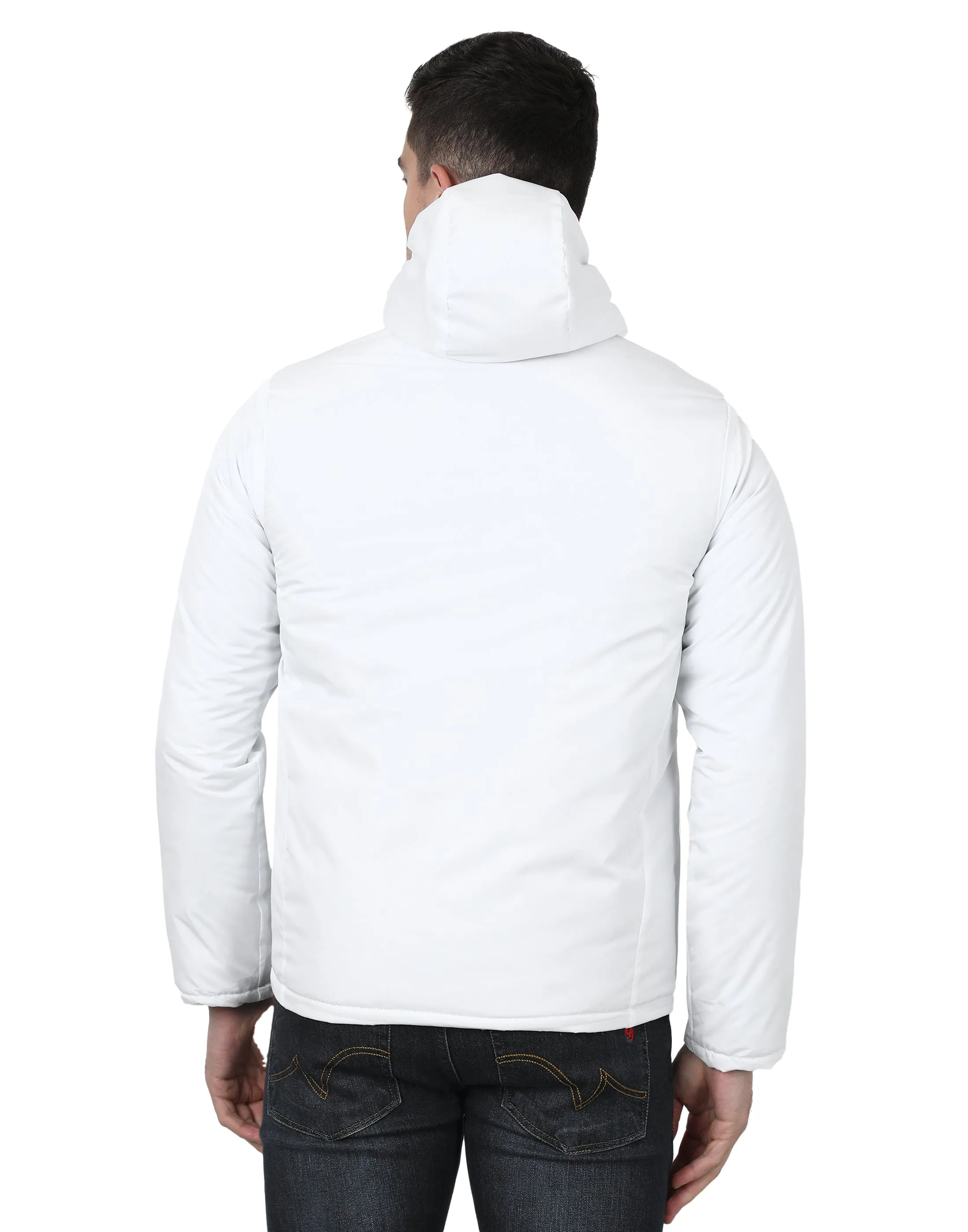 Tripole Men's Winter Jacket 5°C Comfort - Trekking and Daily Use | White