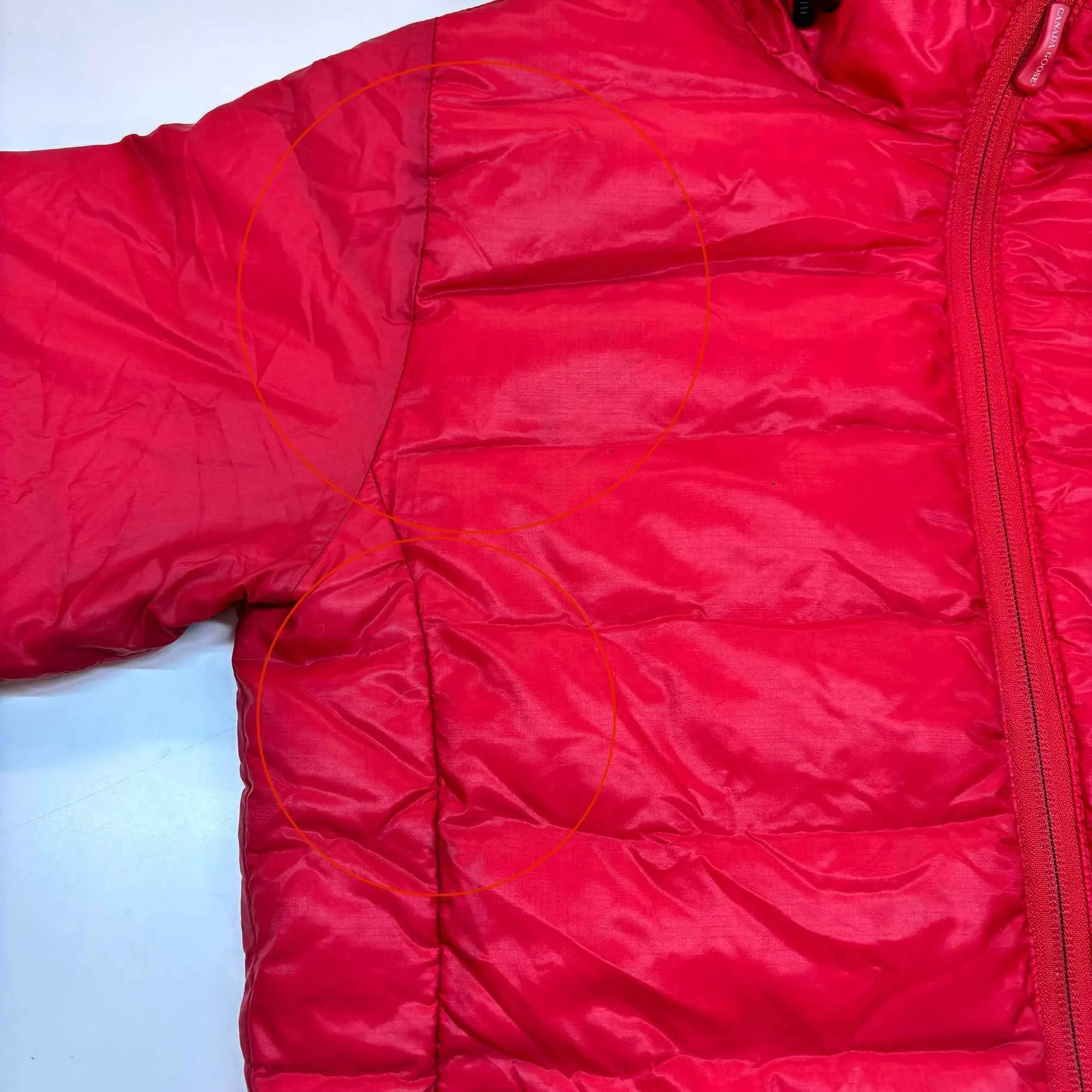 Women's Camp Hoody Down Jacket Red Size S